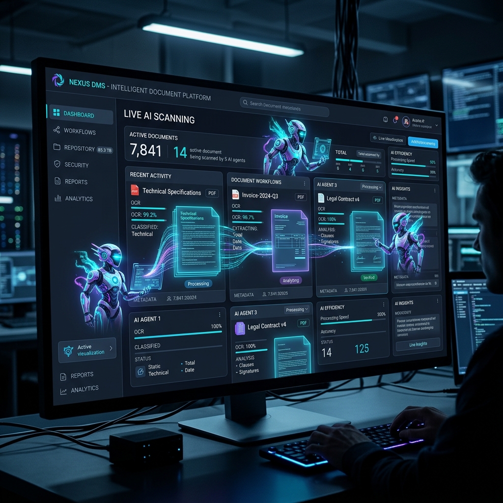 DemoDMS - Intelligentes Dokumentenmanagementsystem mit KI-Agenten