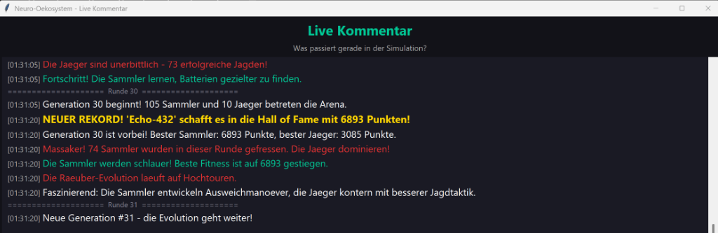 Live Kommentar